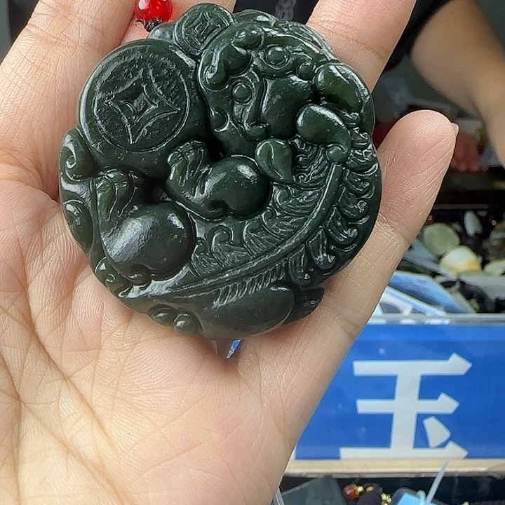 颈饰未镶嵌和田玉