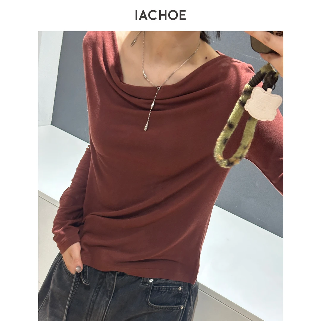 IACHOE发热荡领T恤3661501014