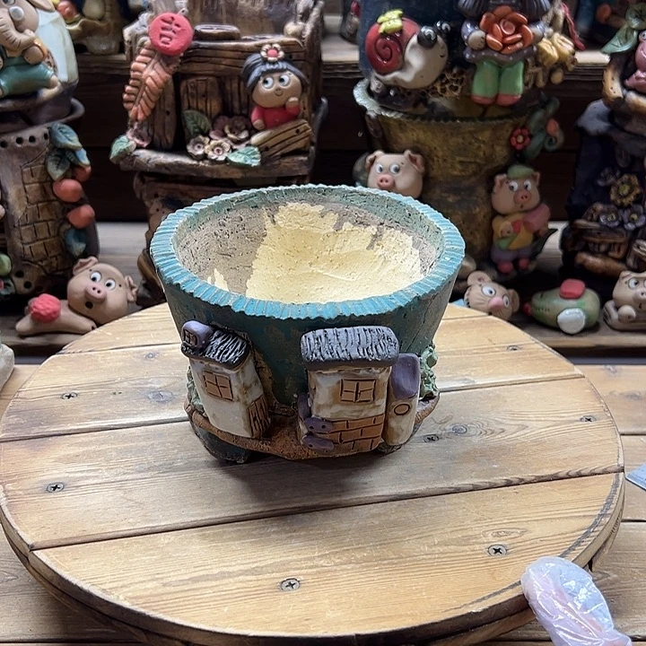 嘻哈多肉花盆百搭