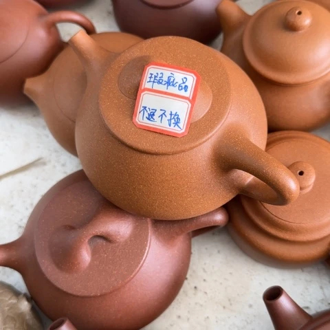 ****.紫砂茶壶黄降坡泥260cc