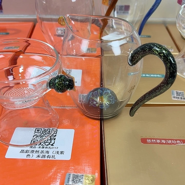 姜****手工艺品玻璃禾器茶器现货现发