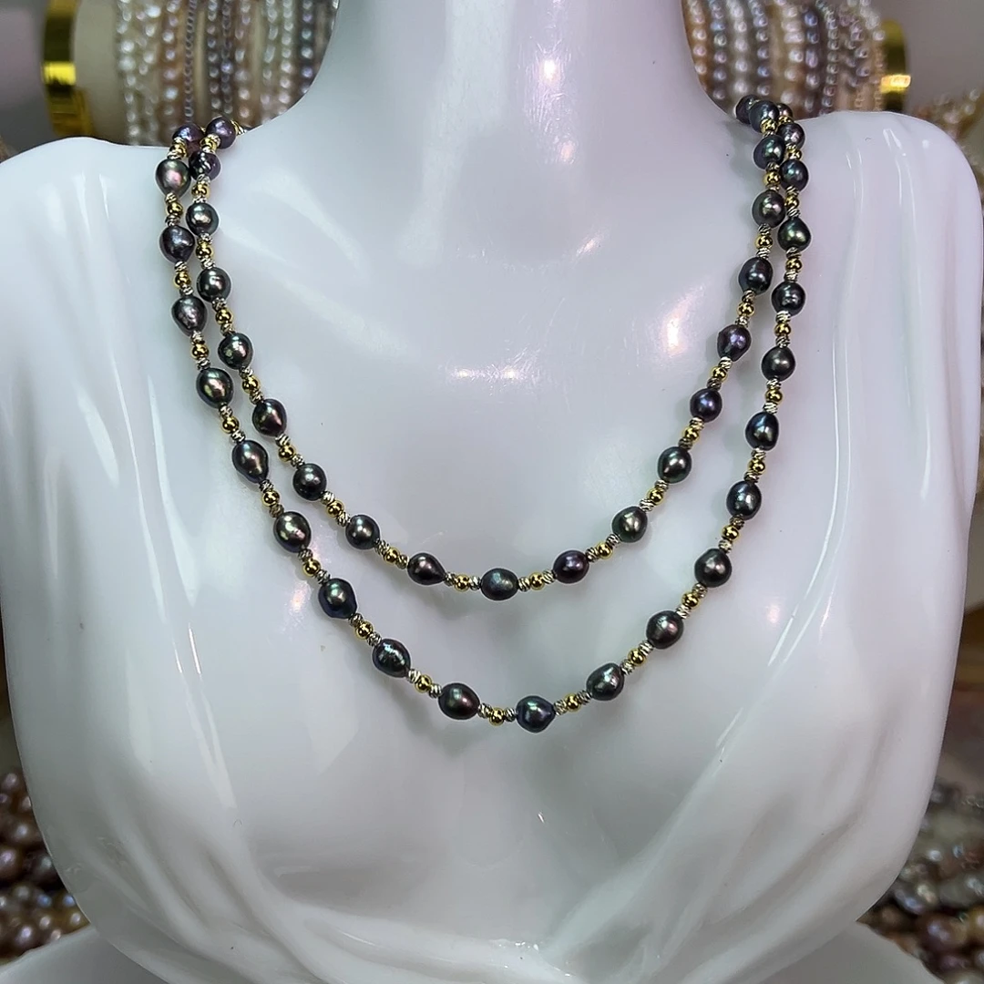 手绳钛钢淡水珍珠