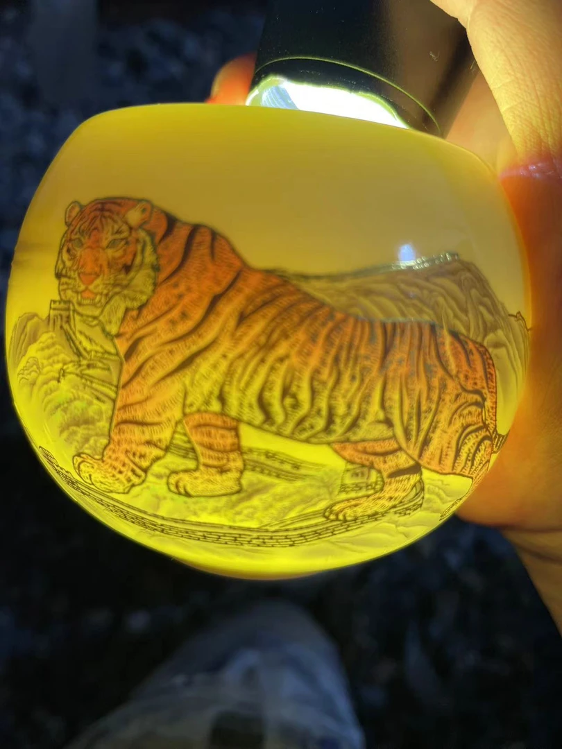 ［虎啸山河龙蛋杯］主人杯品茗杯陶瓷杯茶杯水杯喝茶喝水q