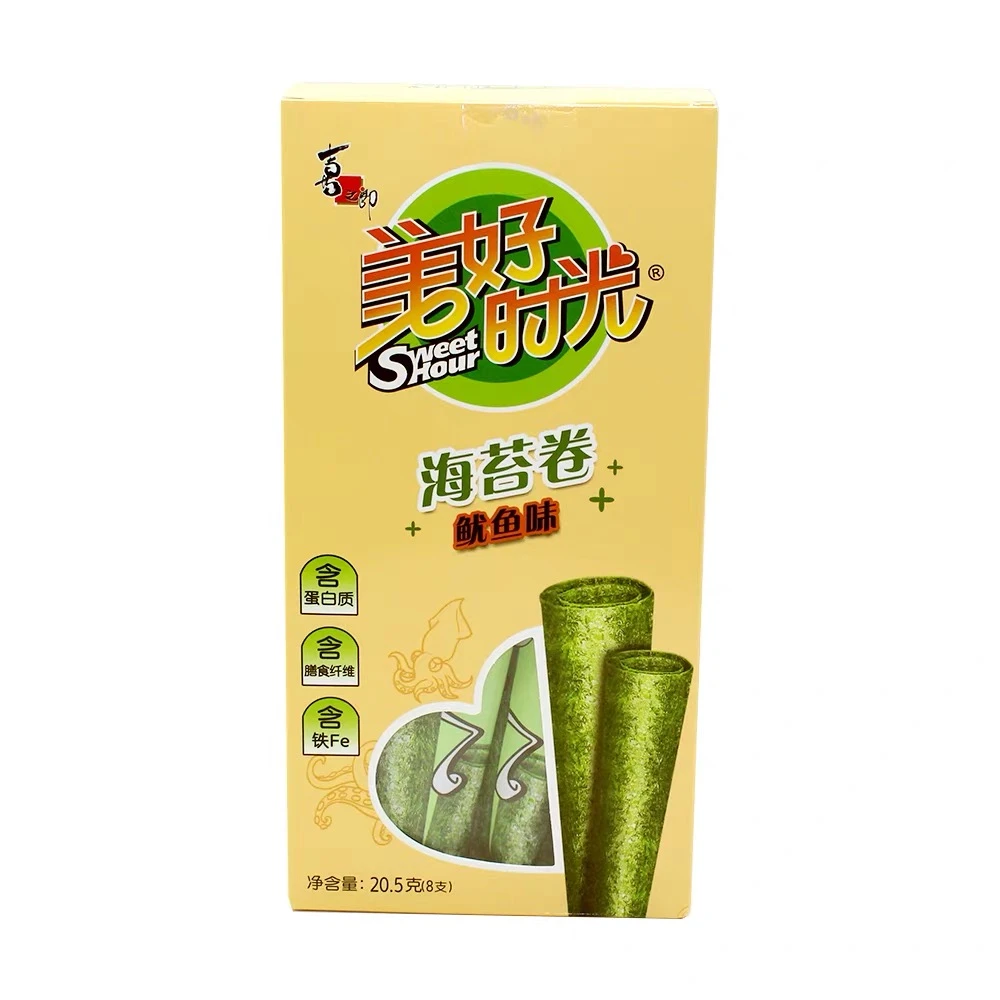sweethour/美好时光喜之郎美好时光味海苔卷儿童零食20.5g*3盒