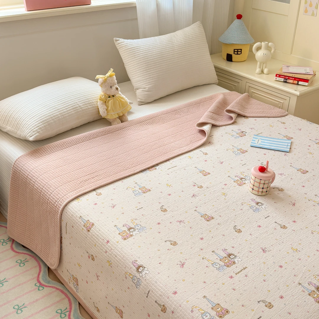 【绒+棉】秋冬新品床盖 加厚保暖榻榻米床垫 四季款 A类母婴级床盖