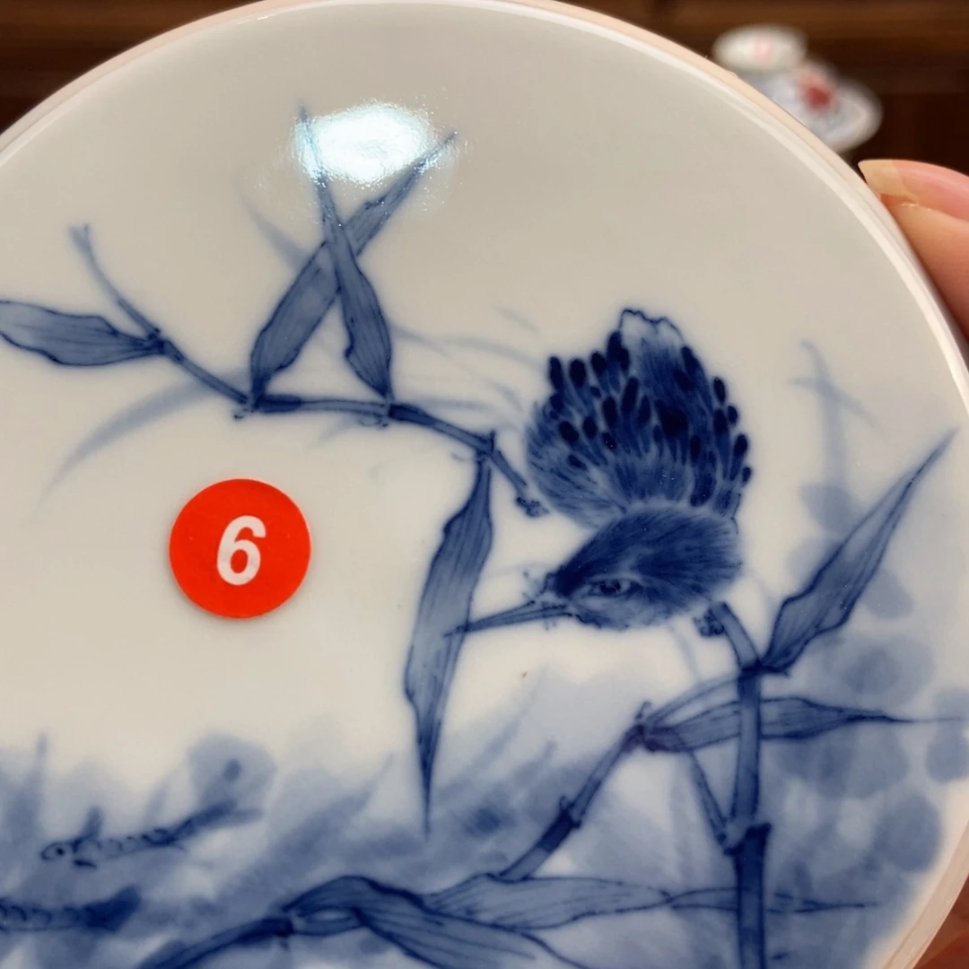 手绘现代茶具非古董