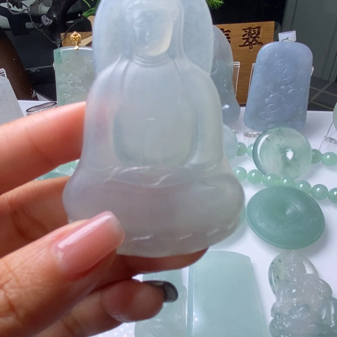 黑***虎定制翡翠未镶嵌天然翡翠