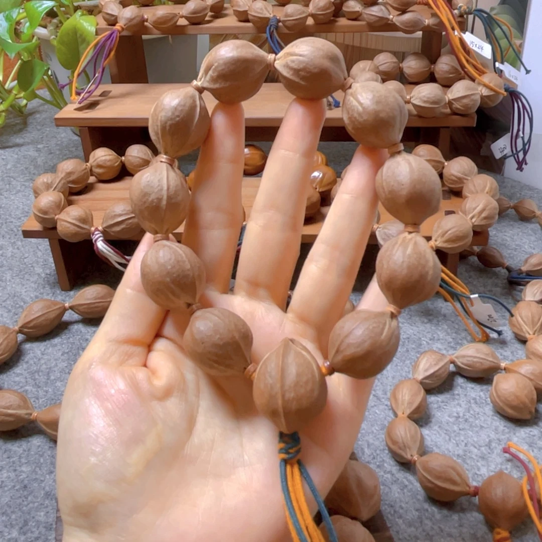 网***丁手串橄榄核梅林铁核2125