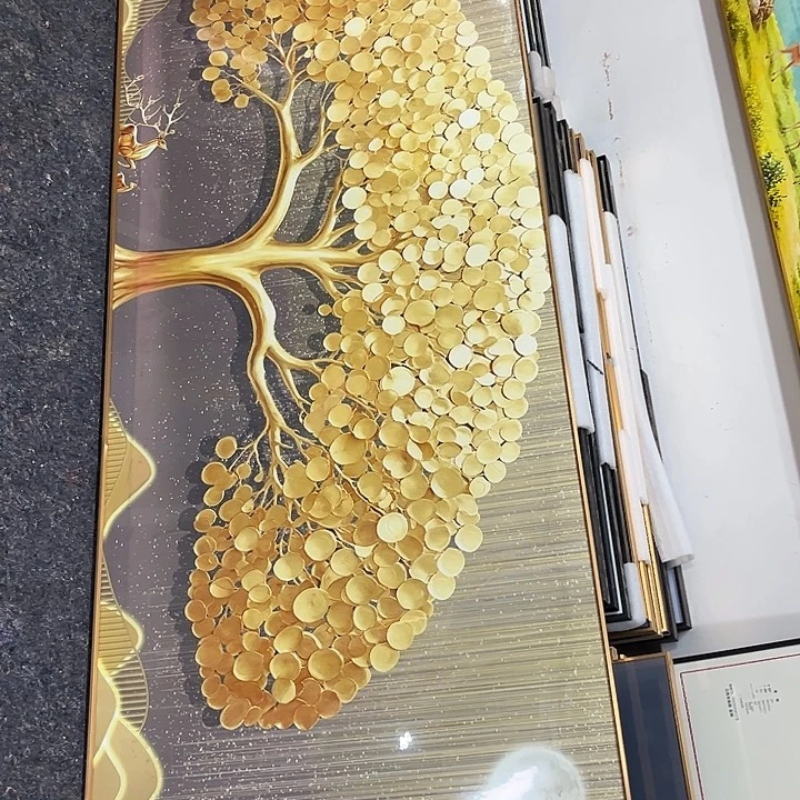 横款80*240摇钱树福鹿