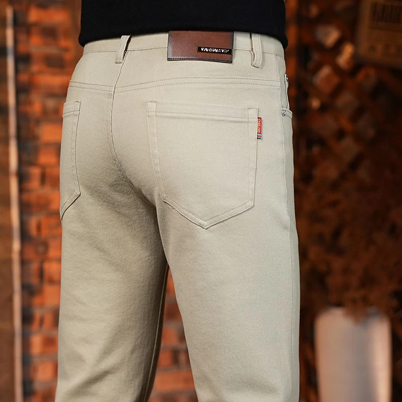 品质裤子男款秋冬款牛仔裤男款爆款2025新款修身直筒休闲男士长裤
