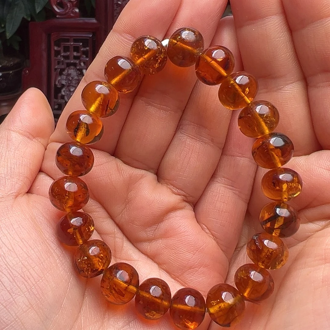 琥珀未镶嵌裸石抚顺琥珀10529十一