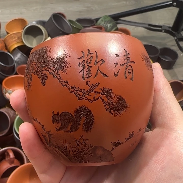 茶杯紫砂全手工紫砂