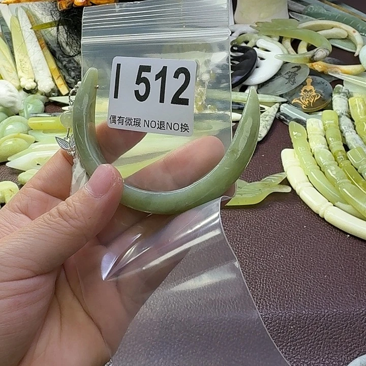 蛇纹石玉合金发饰刘***神