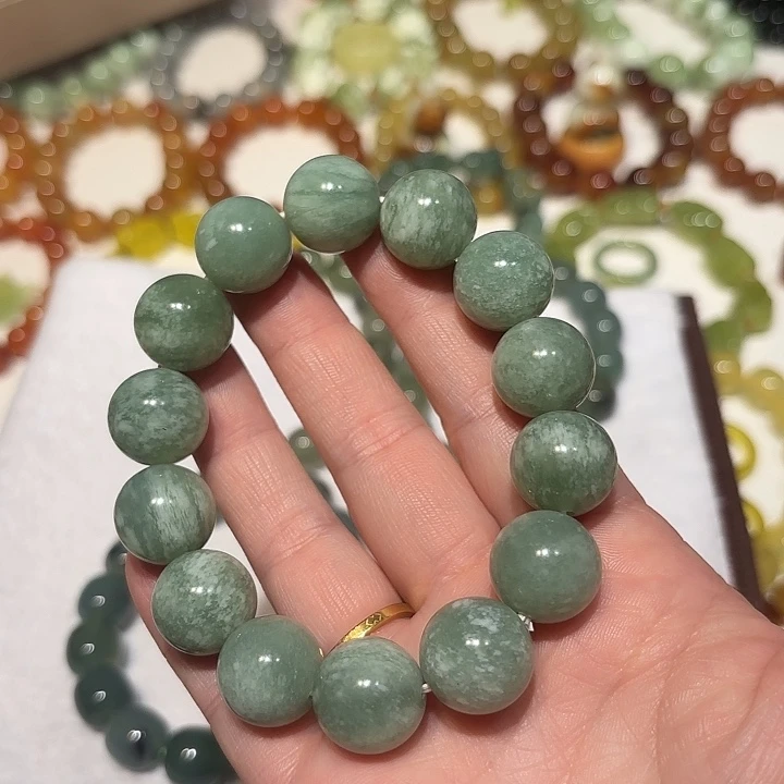 蛇纹石玉未镶嵌手串