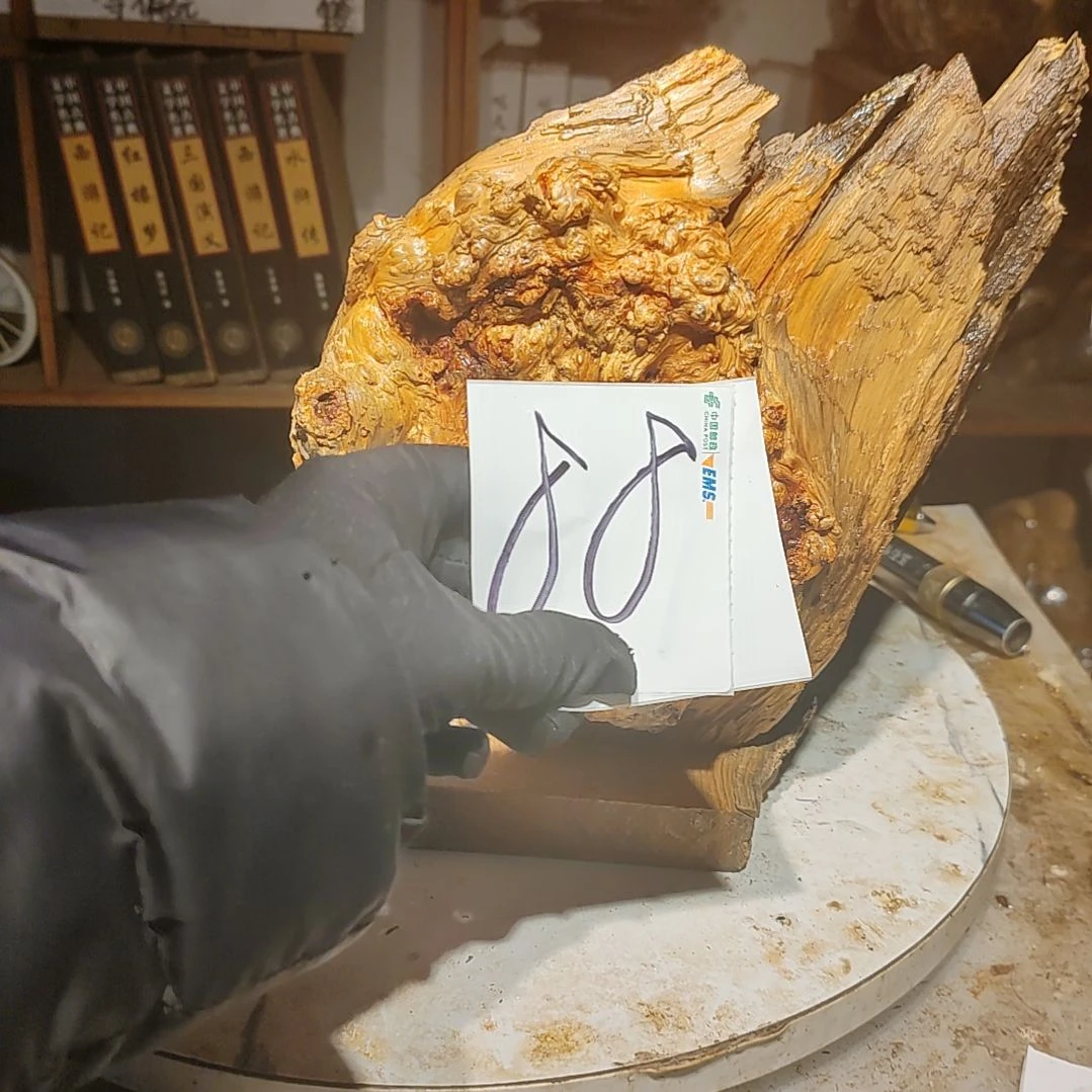 松木伊*若88号北沉香琥珀木天然造型