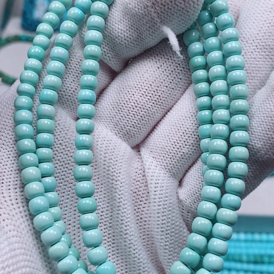绿松石未镶嵌手串