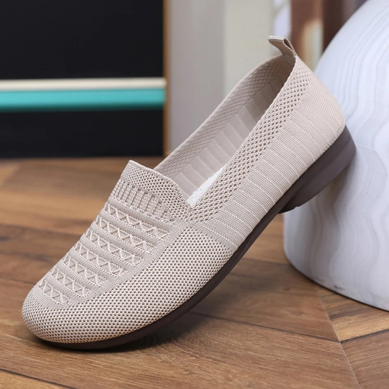 老北京布鞋女鞋秋季新款透气软底中老年妈妈鞋防滑轻便一脚蹬单鞋