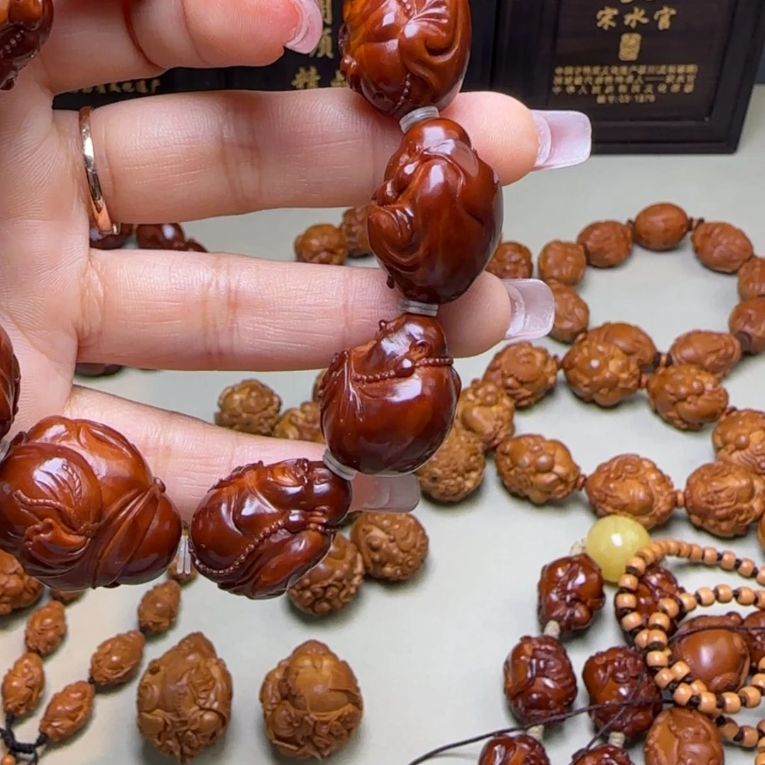 【闪购商品】橄榄核手串/手链林**人橄榄核手串弥勒