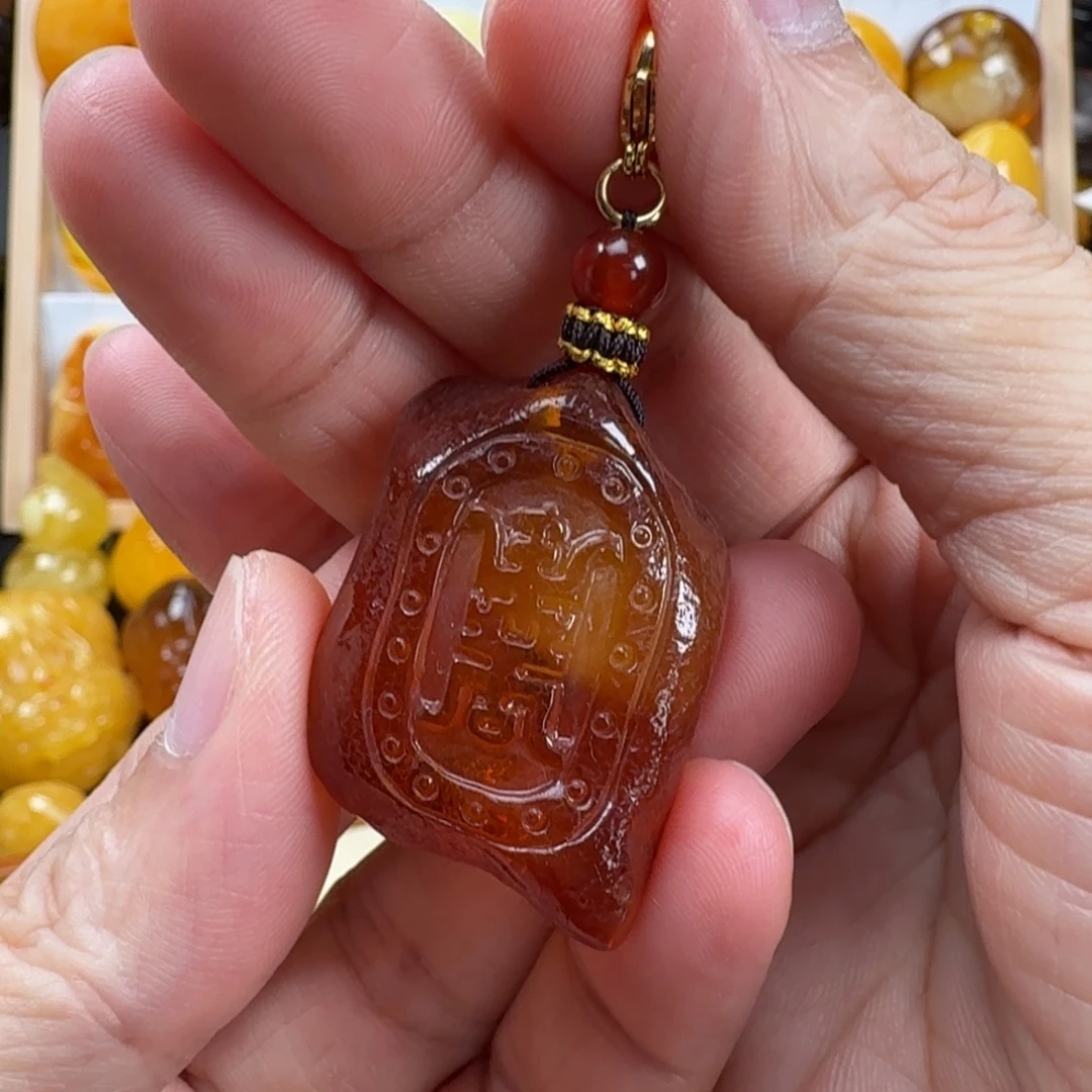 蜜蜡颈饰未镶嵌蜜蜡