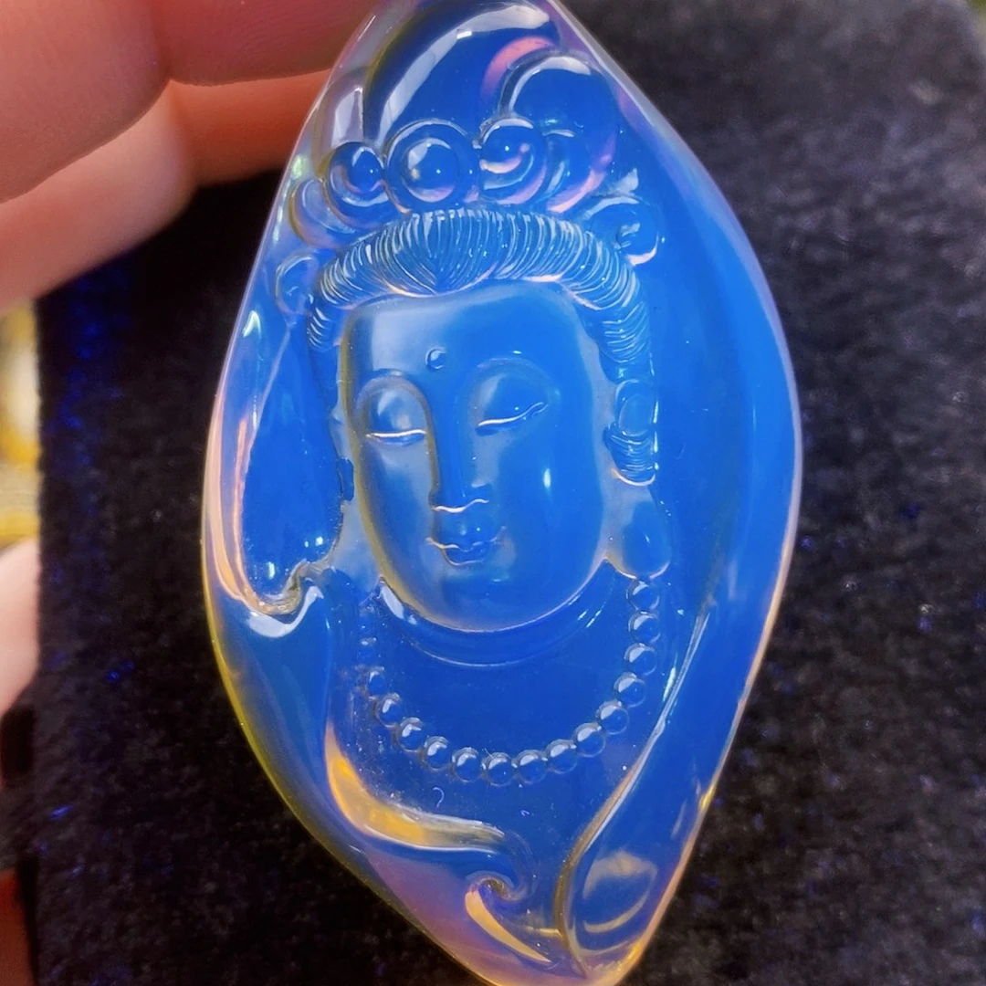 【闪购商品】蓝珀吊坠(不含链)未镶嵌