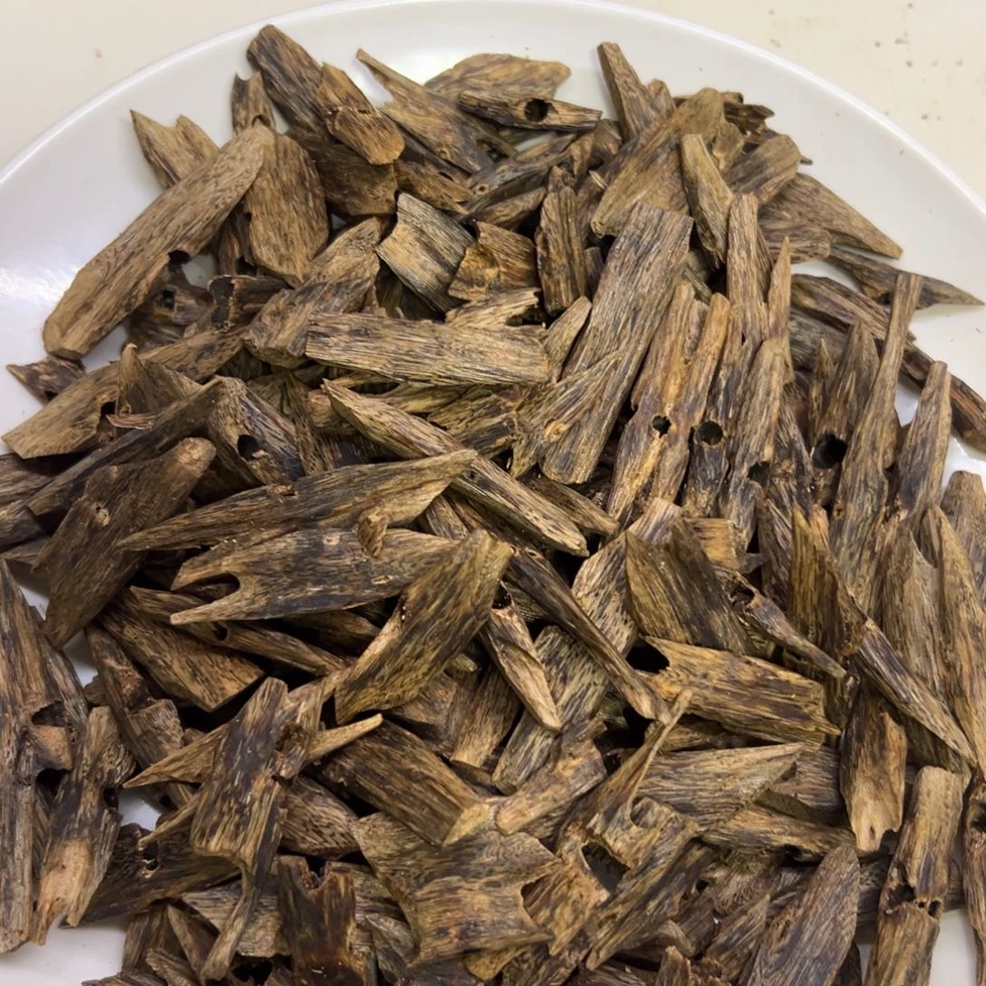 沉香沉香碎屑乌身圆叶块料100克