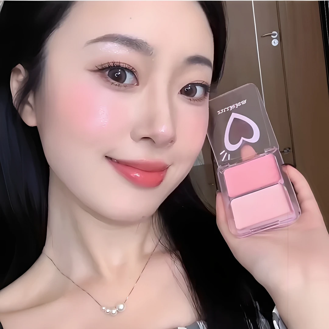 拿捏面中凹陷！元气法则水光腮红膏提气色脸部立体高光修容多用膏