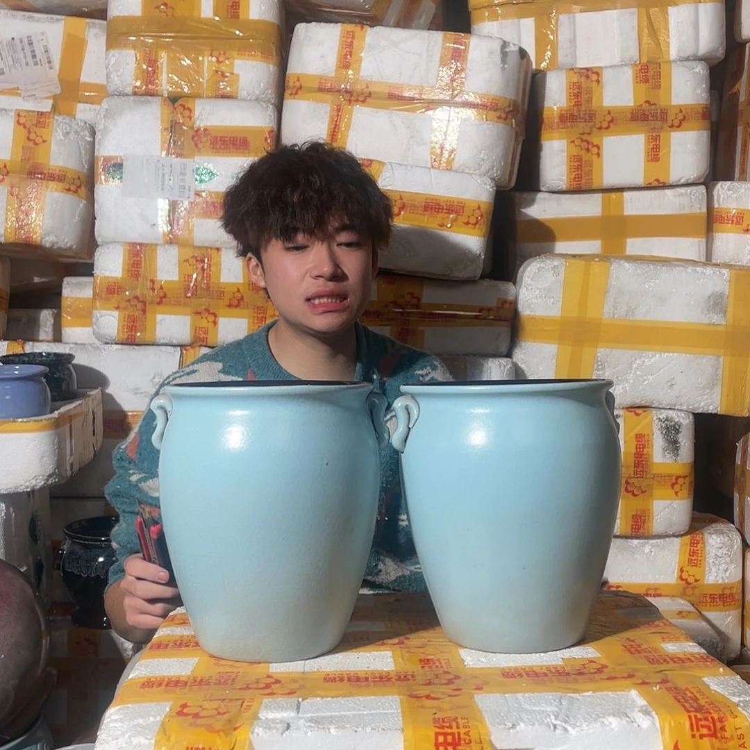 红陶宜兴紫砂花盆