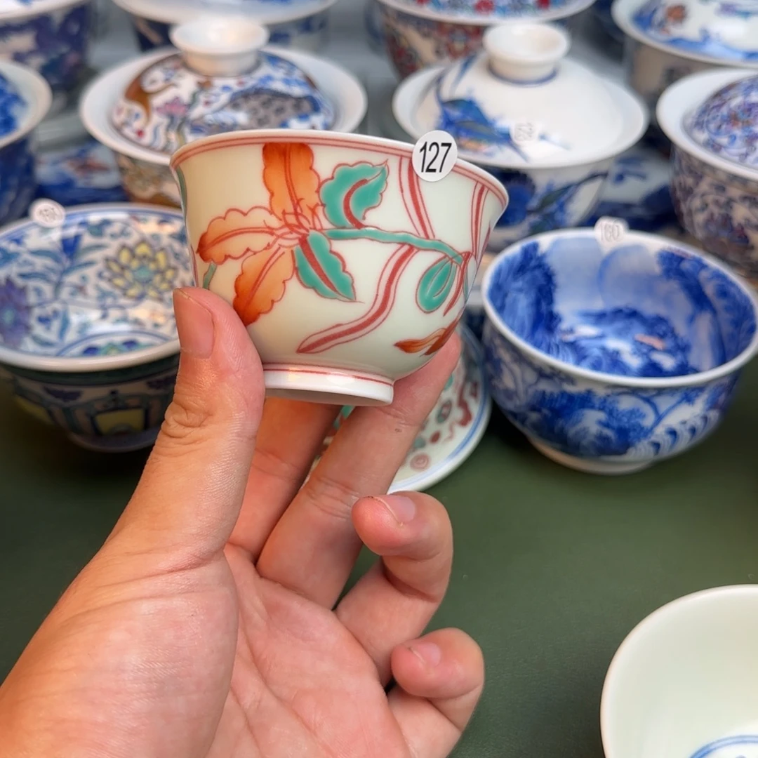彦祖纯手工手绘茶具127