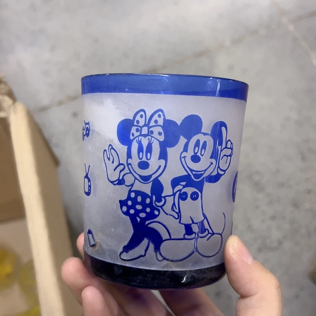 平底款水晶玻璃微瑕一个
