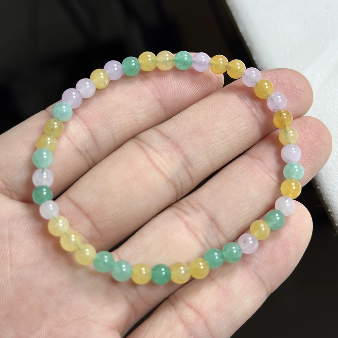 卡4缅料多宝圆珠手串-多样性发一串