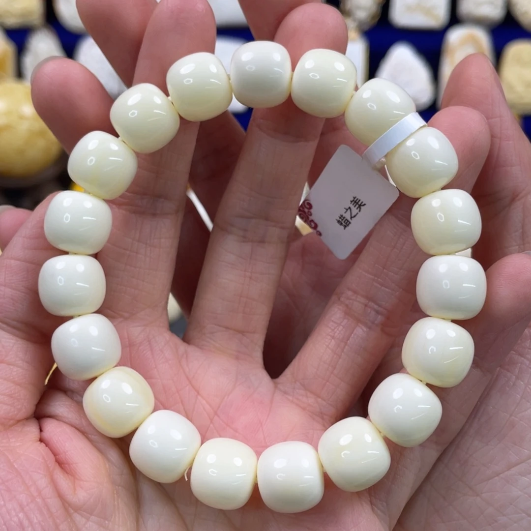 蜜蜡裸石未镶嵌琥珀蜜蜡手串卡12mm