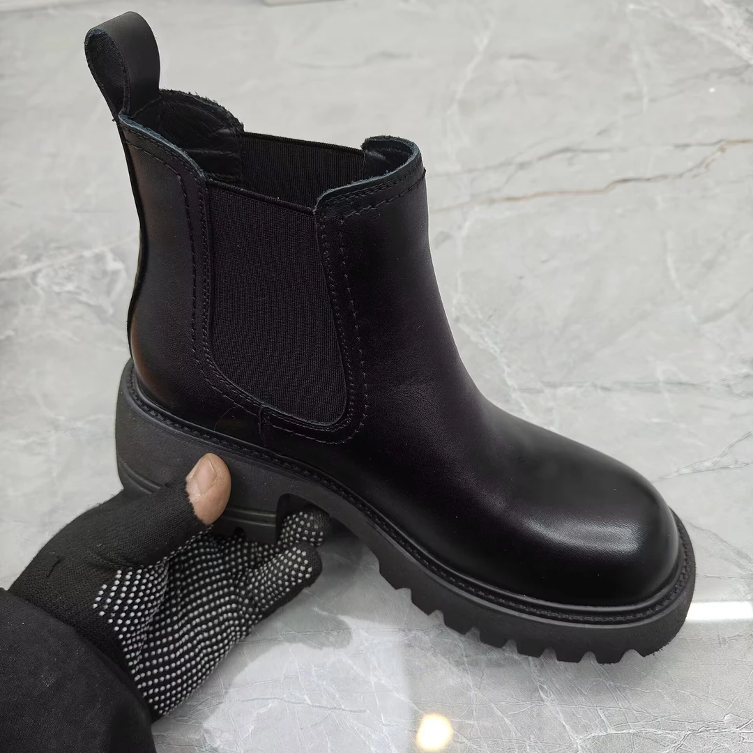 c (孤品）短靴女靴子 222-1282牛皮