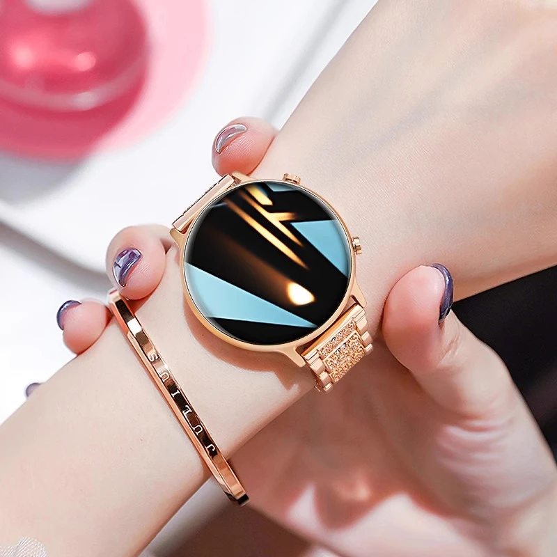 智能手表女士上班族满天星蓝牙电话心率睡眠多功能七夕手环