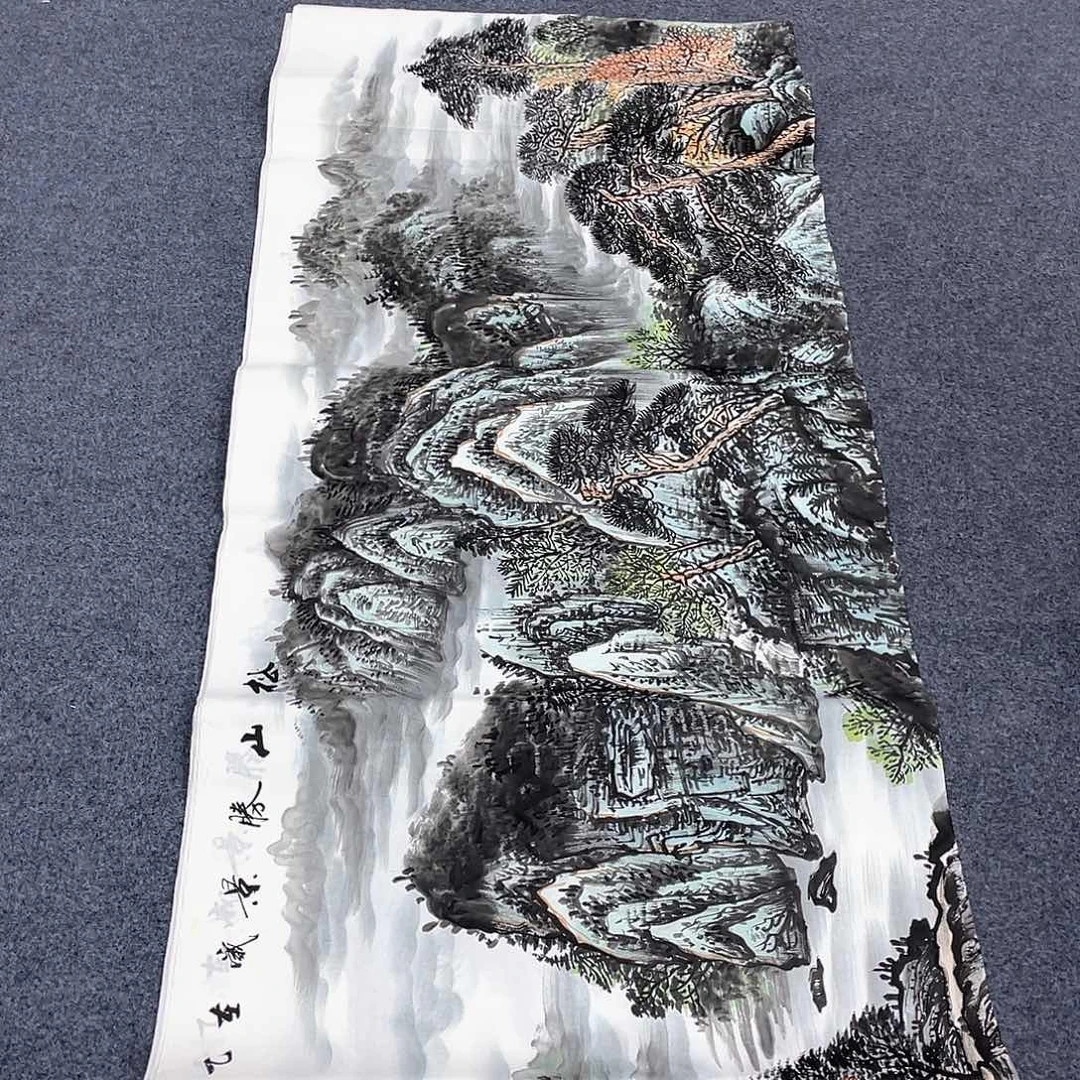 国画作品小姐姐放漏…