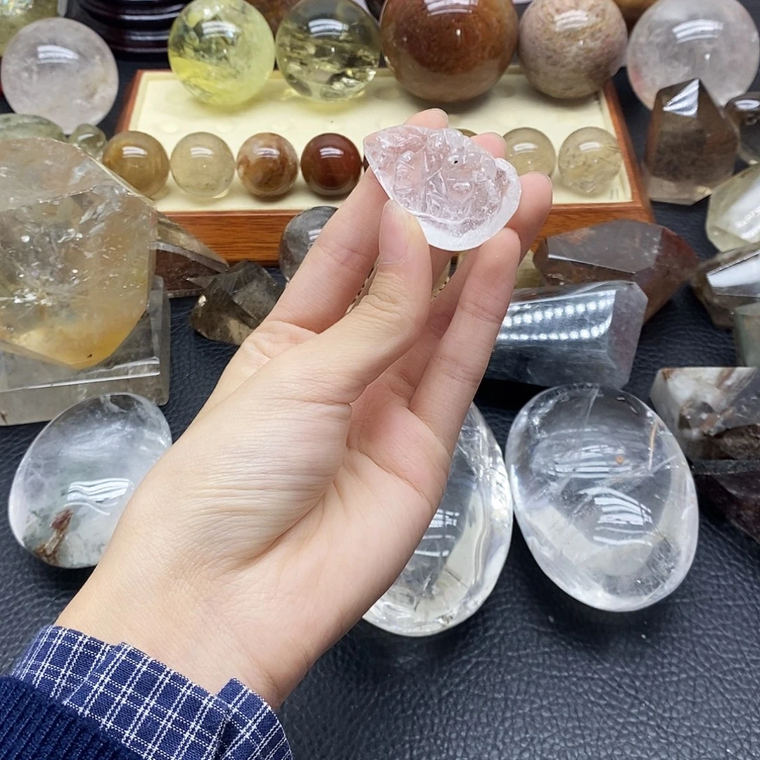 未镶嵌水晶珠宝半成品22水晶石