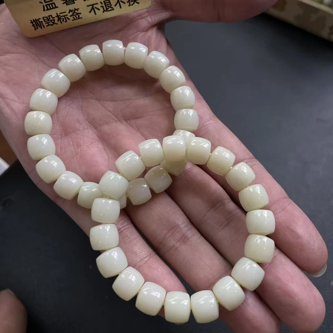 【胖】和田玉手串多样性发其一@k