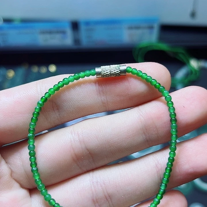 颈饰银S925镶嵌翡翠翡翠