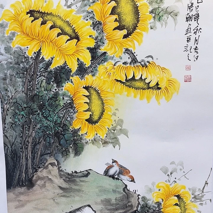 国画纯手绘国画作品