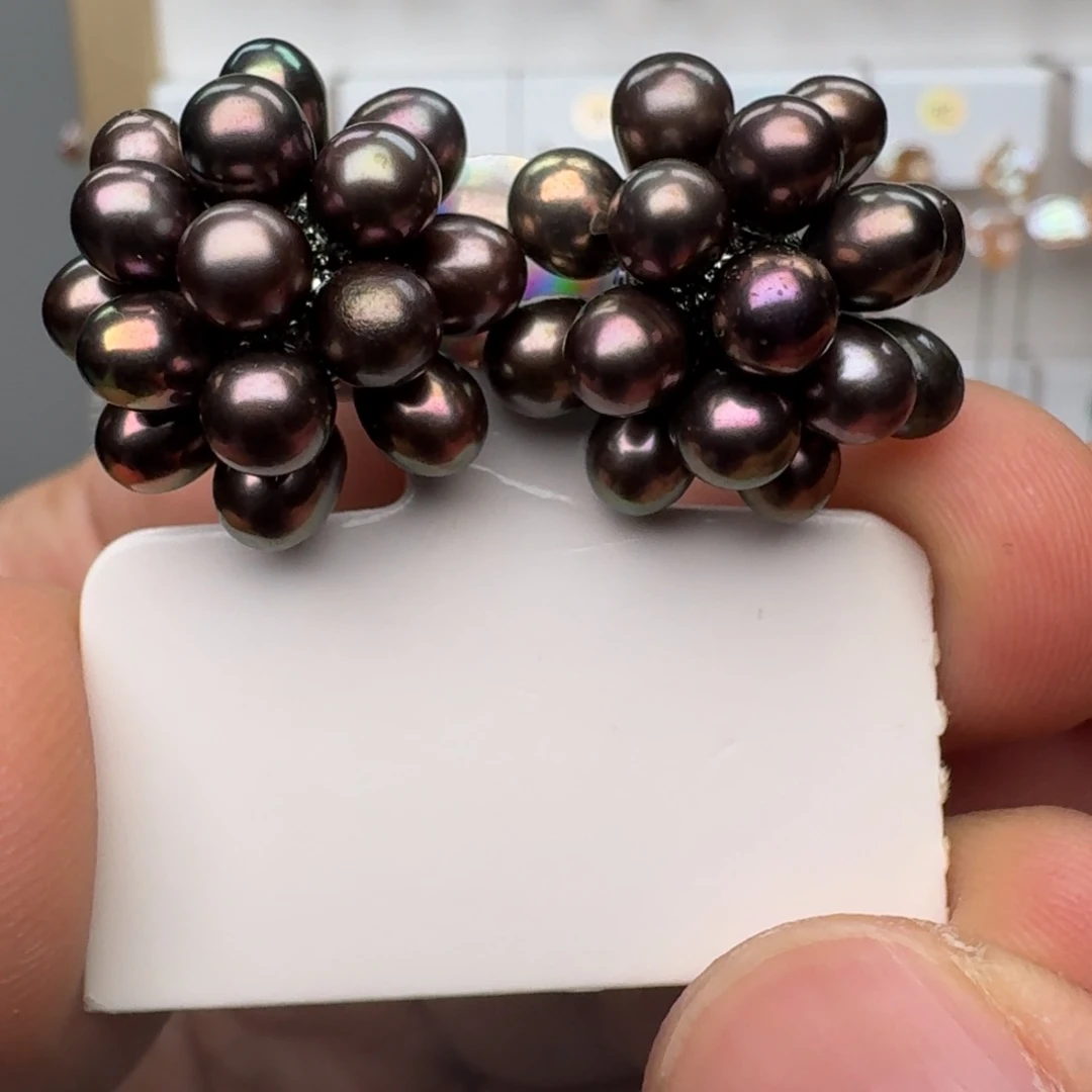 淡水珍珠未镶嵌耳饰