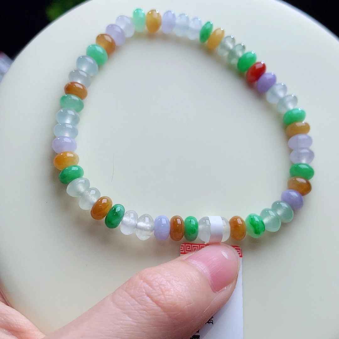 翡翠未镶嵌手串卡6