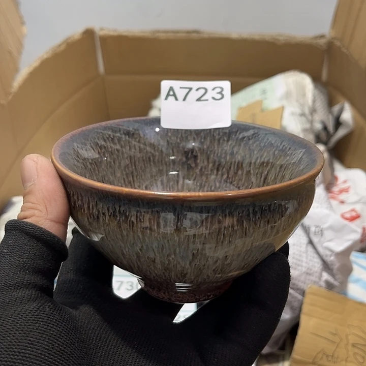 瓷片茶摆件工艺品摆件666