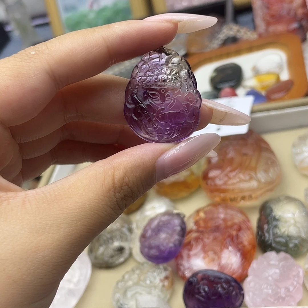颈饰未镶嵌水晶天然