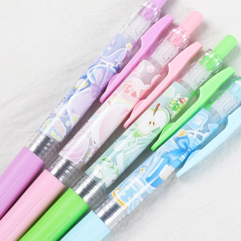【特价场】斑马ZEBRA香水玻璃瓶限定JJ15中性笔高颜值马卡龙黑芯0.5