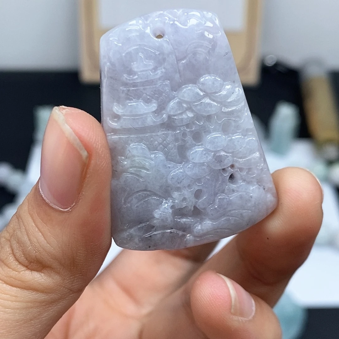 翡翠未镶嵌颈饰翡翠