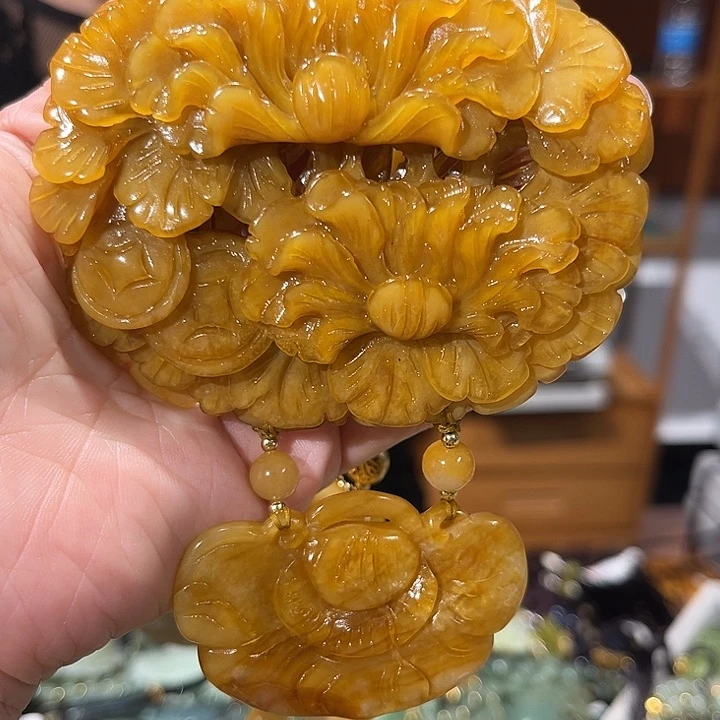 未镶嵌岫玉毛衣链