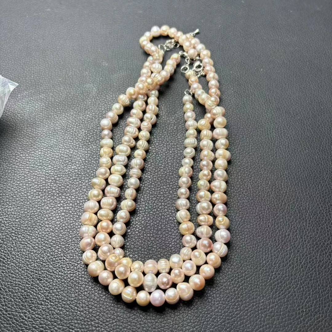 天然精美淡水珍珠项链-k812-多样性发一