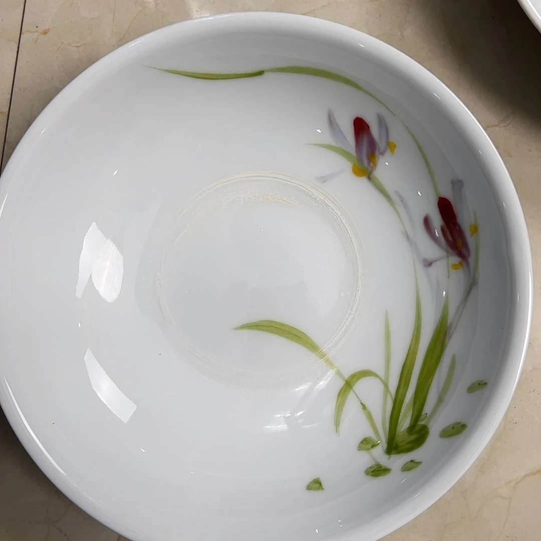 瓷片景德镇陶瓷手工手绘制作