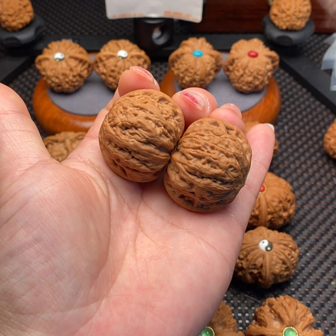 文玩核桃把件全品铁锤39尺