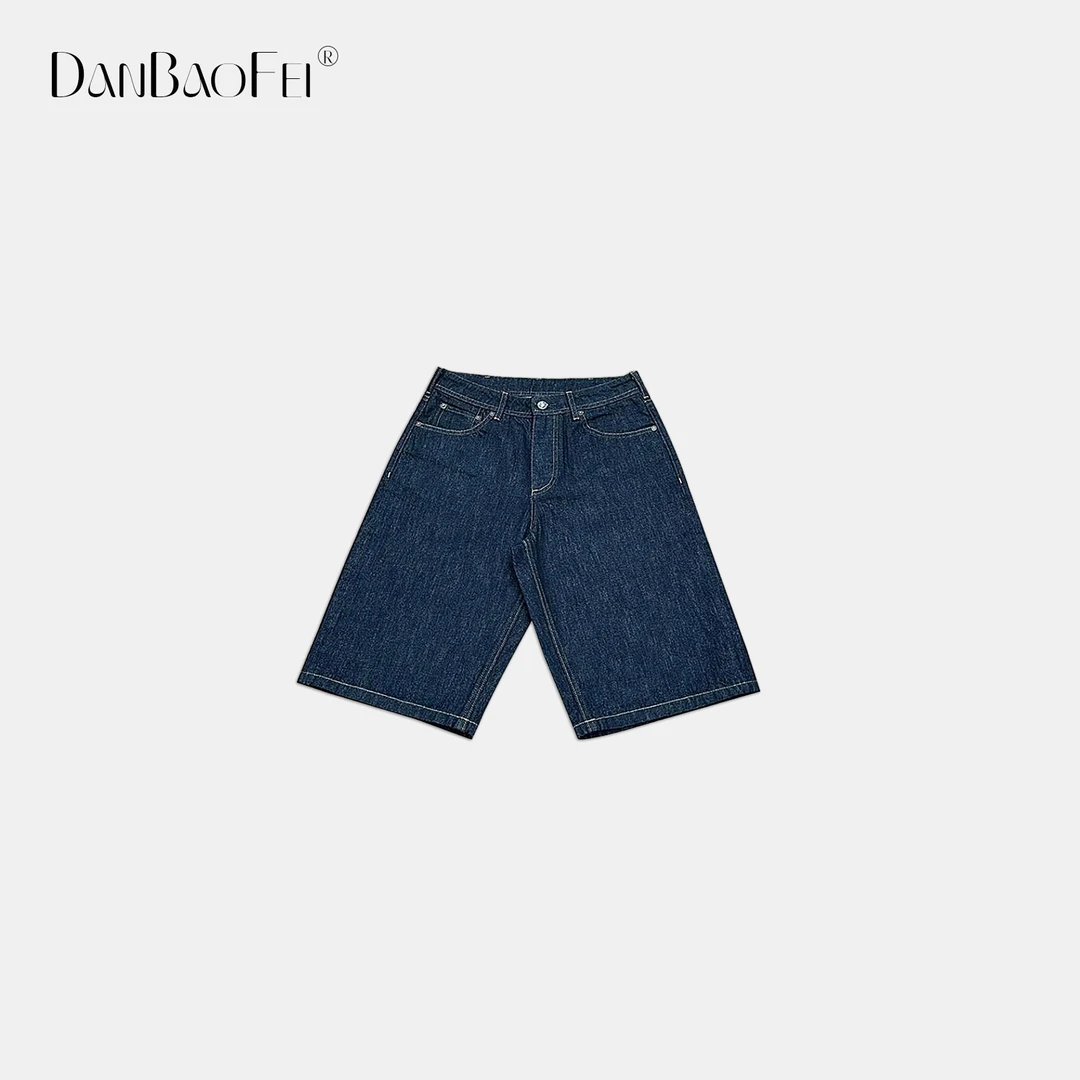 SS 复古直筒休闲原牛大短裤 YLM001016