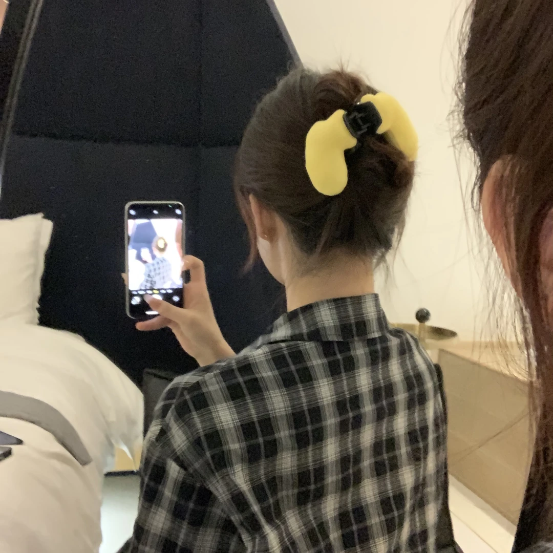 元气满满女可爱风卡通风米奇小脚抓夹网红发饰可爱少女心